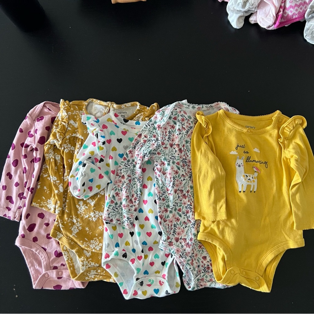 Carter’s Long Sleeve Onesies